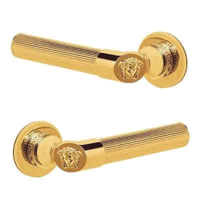 versace door handles|Versace Gold Paired Door Handles – Fine et Flair Furniture, Inc..